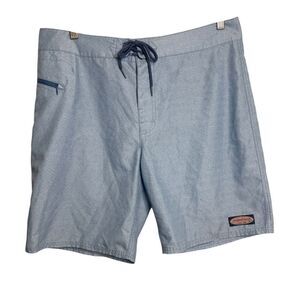 NWOT Vineyard Vines Board Shorts Heathered Blue Men's Sz 34